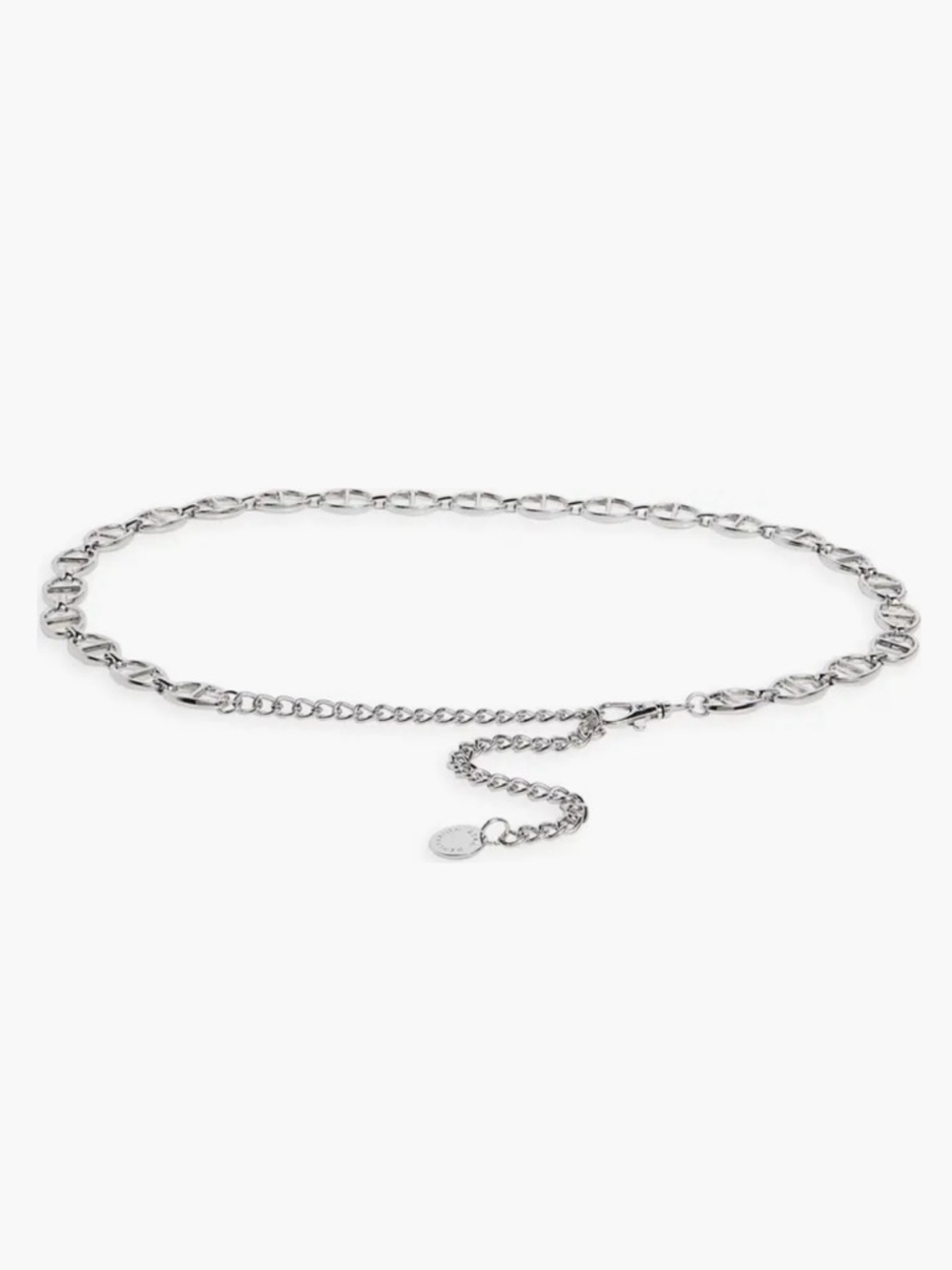 Silver Metal Chain Belt